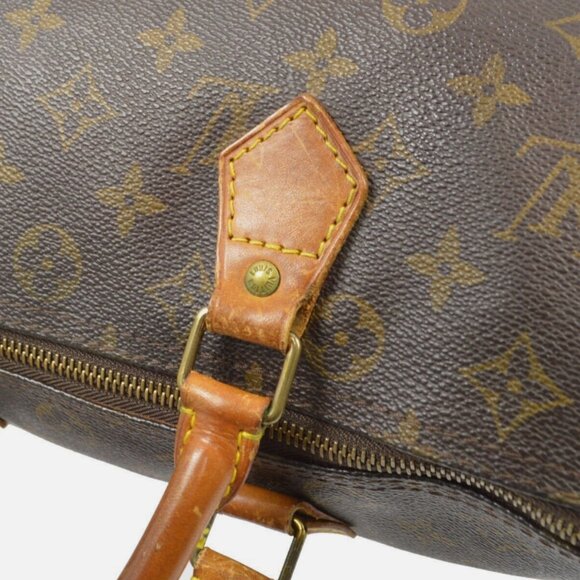 Louis Vuitton Speedy 30 Handbag, Monogram Canvas M41526 VI1921 KK32013 - Picture 2 of 10